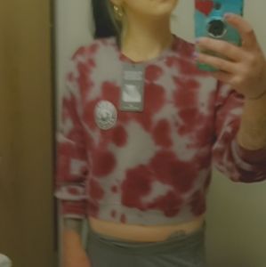 True religion crop sweatshirt